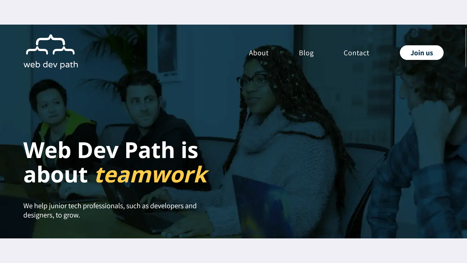 web dev path website